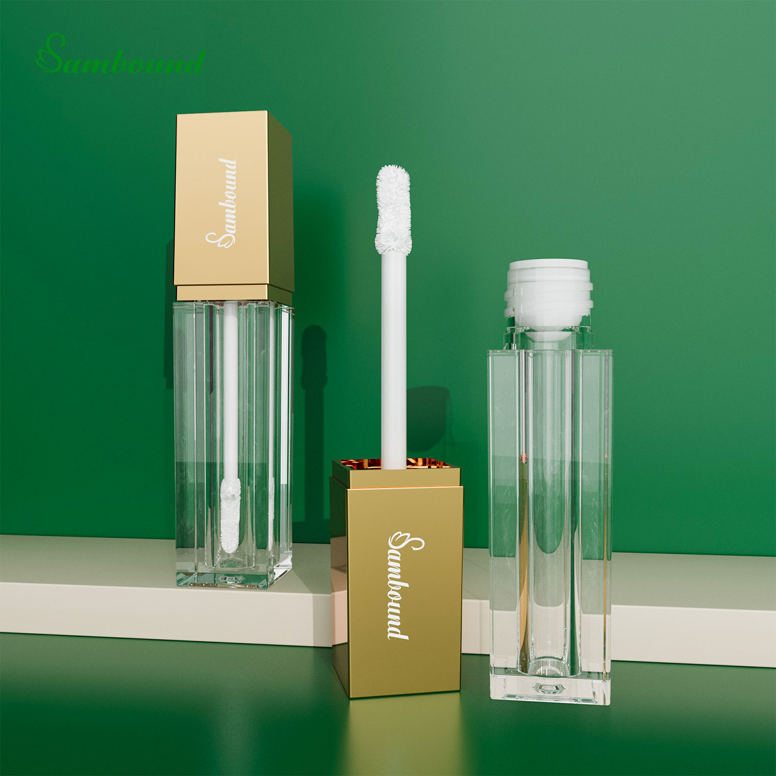 方形PET環(huán)保材質(zhì)唇釉管